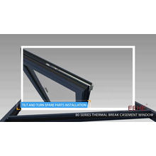 New design aluminum glass window aluminium awning window